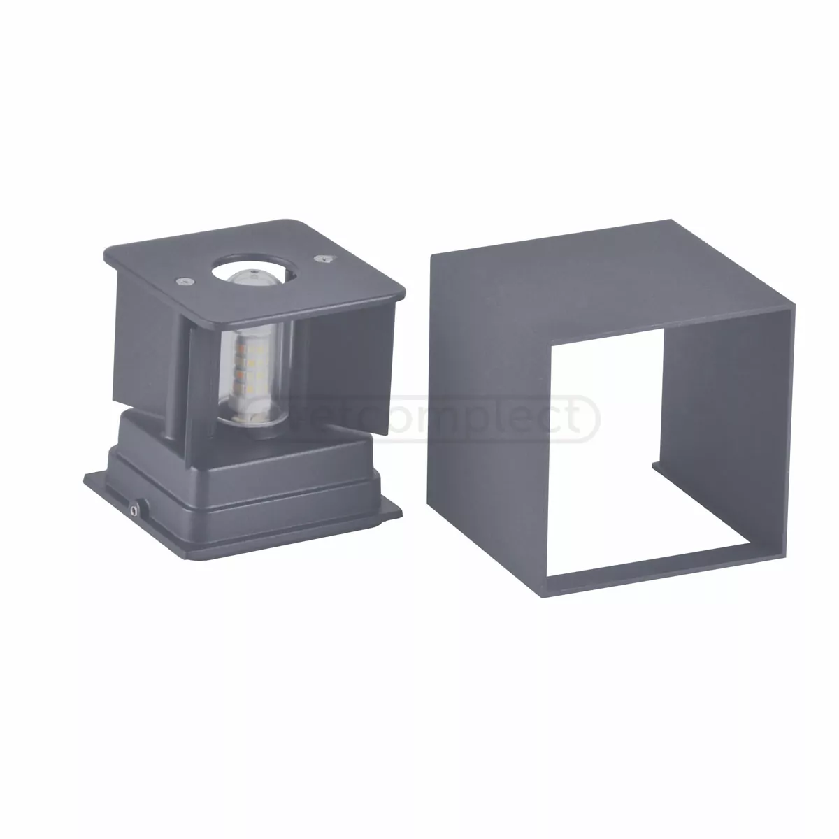 Подсветка внешняя Polux KIOTO LED 1хG9 max 6,5W, IP44 Графит