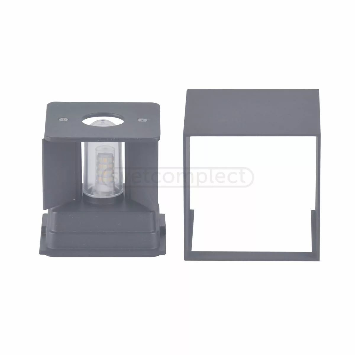 Подсветка внешняя Polux KIOTO LED 1хG9 max 6,5W, IP44 Графит