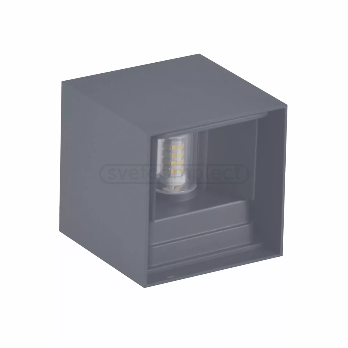 Подсветка внешняя Polux KIOTO LED 1хG9 max 6,5W, IP44 Графит