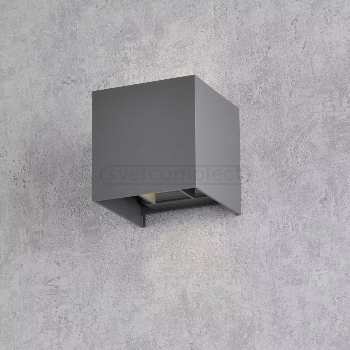 Подсветка внешняя Polux KIOTO LED 1хG9 max 6,5W, IP44 Графит