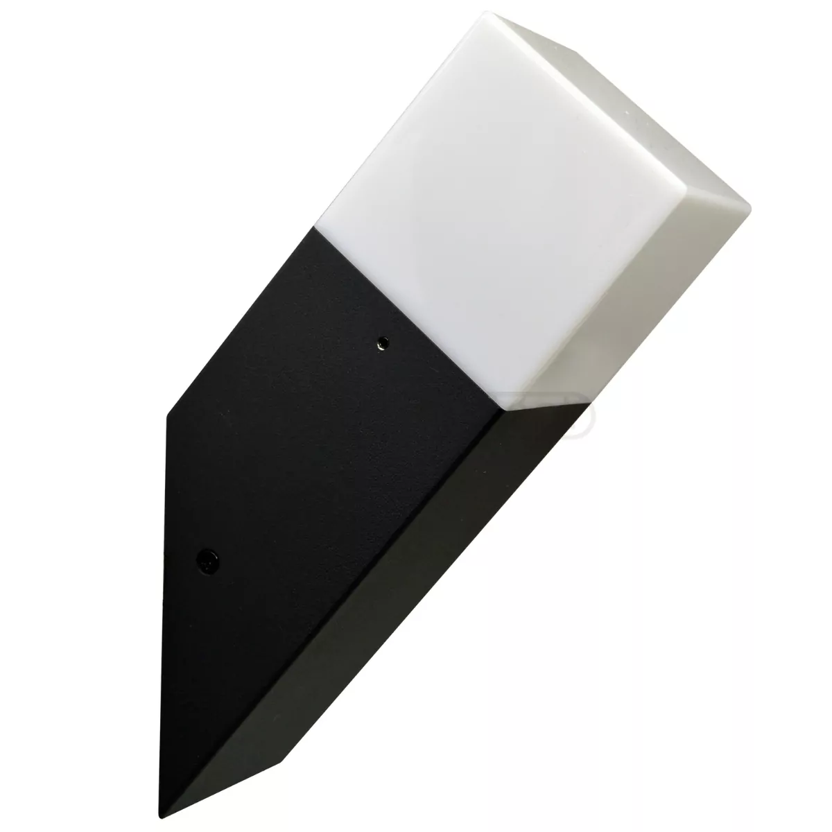 Бра під кутом садово-паркове Polux NEW YORK 1хЕ27 max 12W, IP44 Графіт