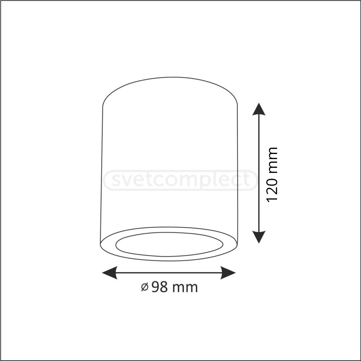 Світильник накладний точковий Polux JUPITER 10 MD-3011 E27, білий Світильник накладний точковий Polux JUPITER 10 MD-3011 E27, білий