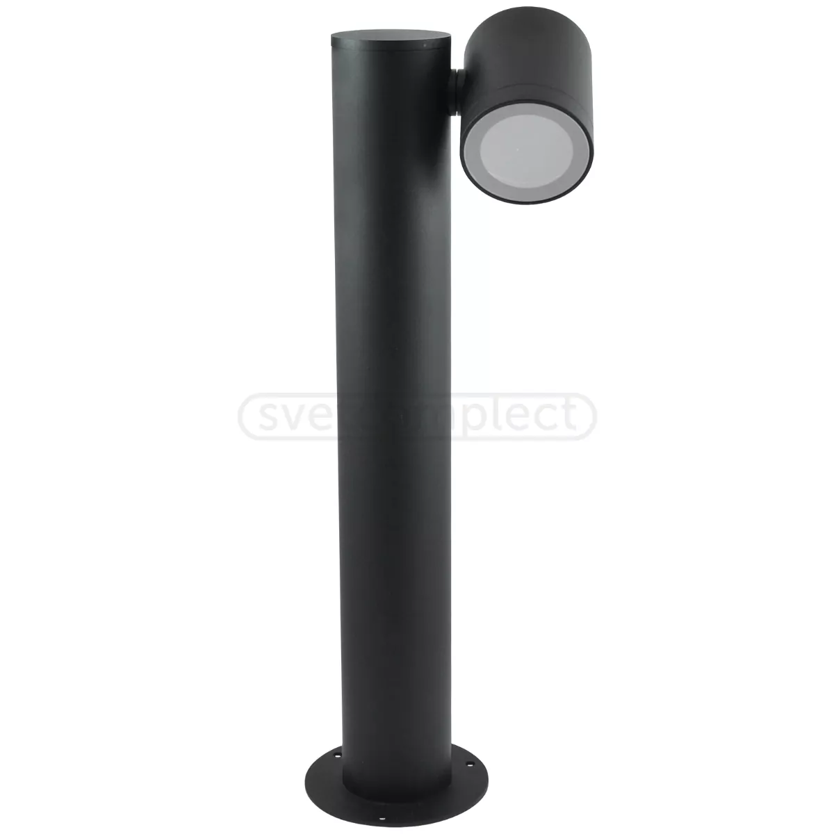 Стовпчик садово-парковий Polux PINO 1хGU10 max 10W, 44см, IP44 Чорний