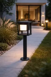 Світильник вуличний стовпчик PETROS К 151565 1xGX53,150х150х650mm,алюміній,сірий LIGHT SET