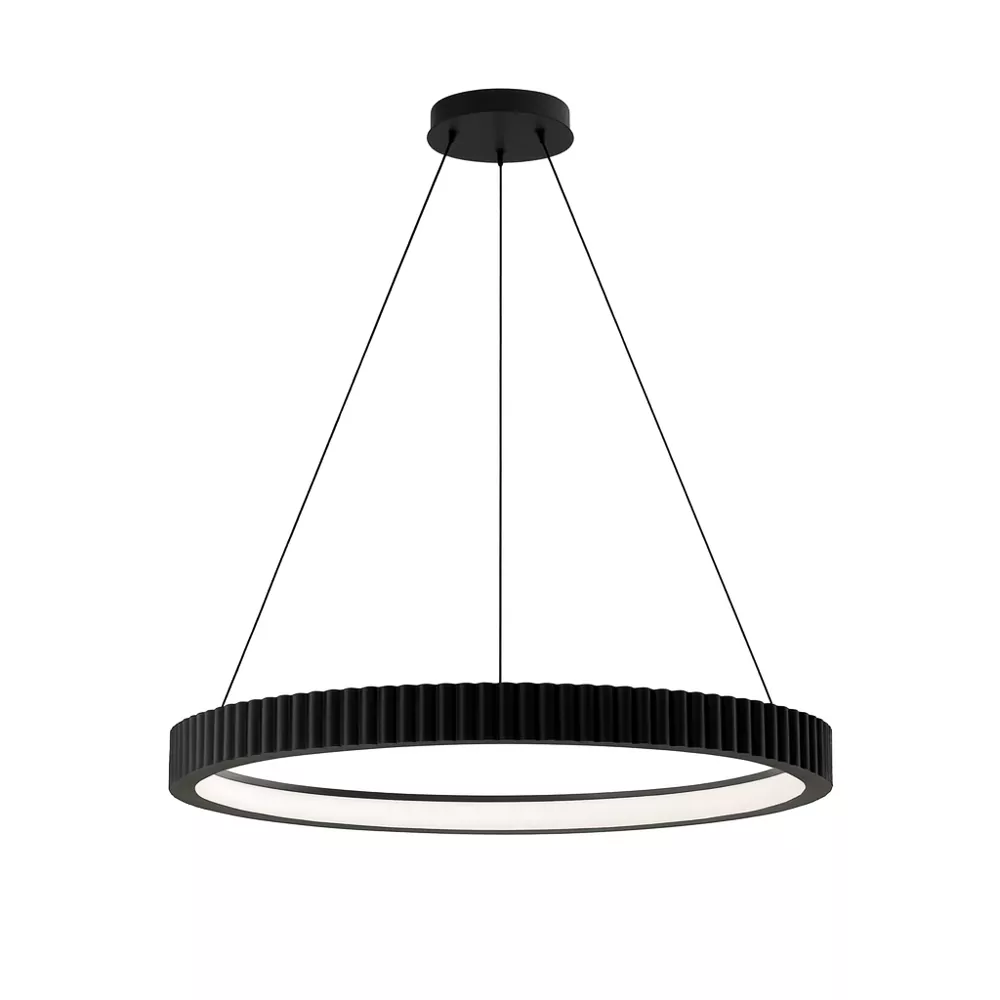 Світильник підвісний ROMASHKA LED PL-R 50W RC,2700Lm,3000-6500K,600х1000mm,метал.пласт.чорн.LIGHT SE