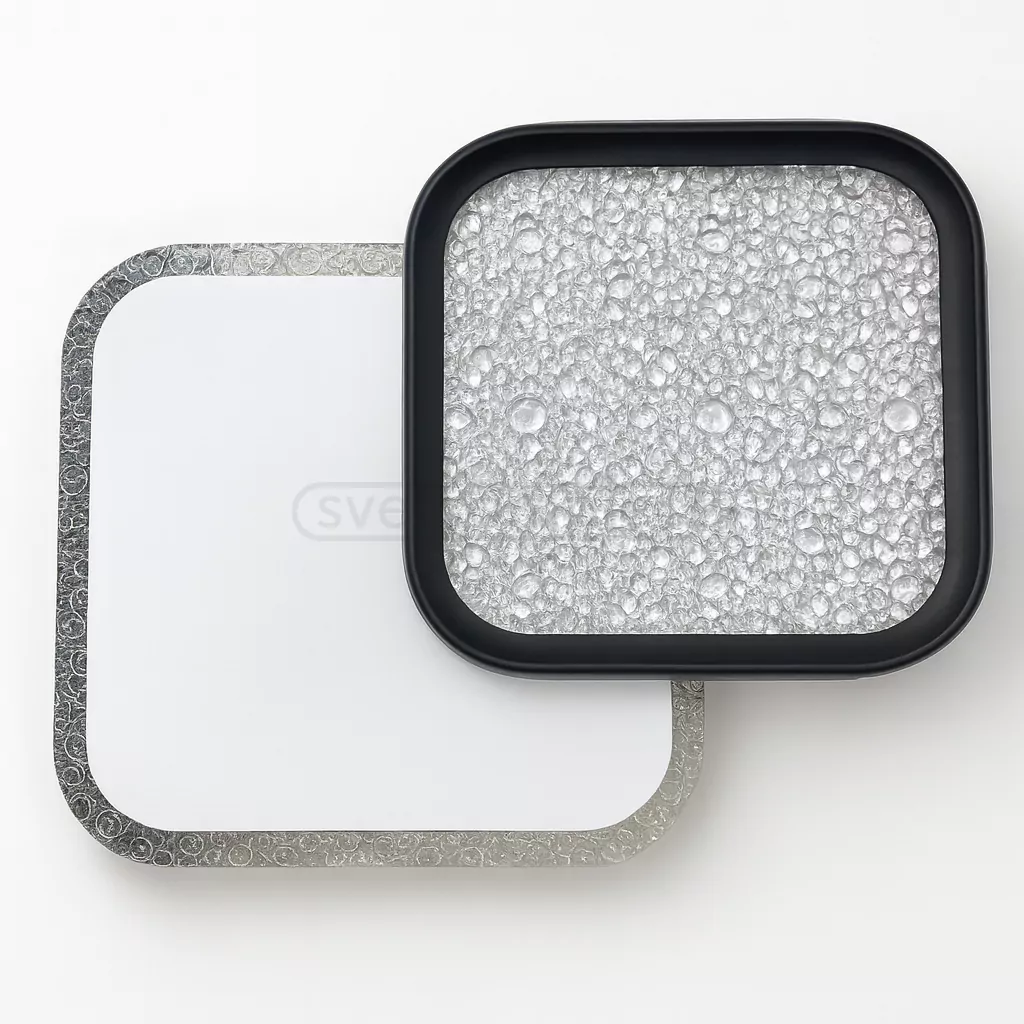 Світильник SYNYTSYA LED 2S RC 63W RC 4550Lm,3000-6500К,500х410x60mm,мет.пласт.акр.чорн.біл.LIGHT SET