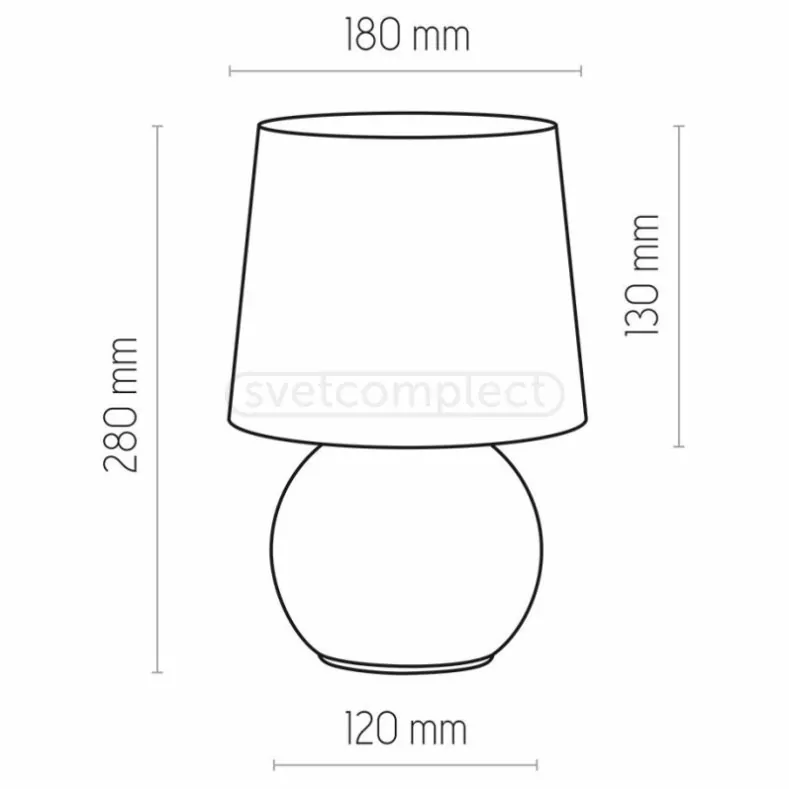 Лампа настольная PICO  1PL-5160  1xE14 max 15Вт,  белая TK-LIGHTING