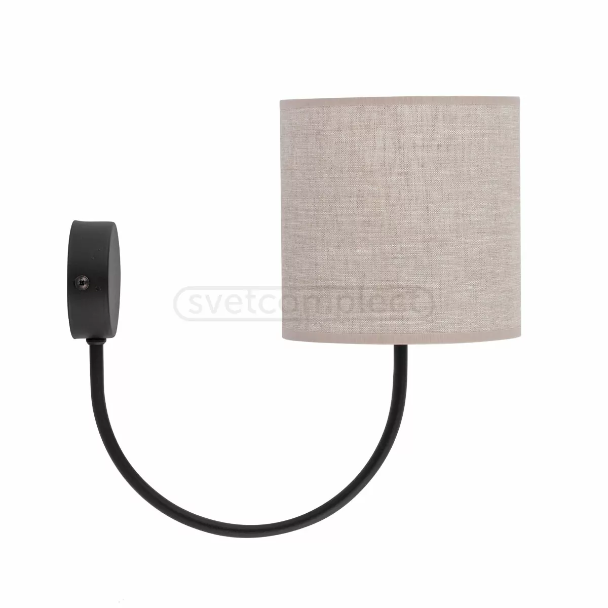 Бра  TORENS  1PL-4630  1xE27 max 15Вт,  чорний+ сірий TK-LIGHTING