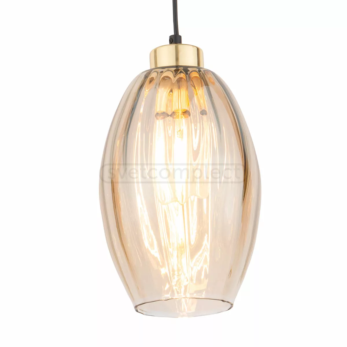 Підвіс SEBO 250мм  1PL-4633  1xE27 max 15Вт, бурштин TK-LIGHTING