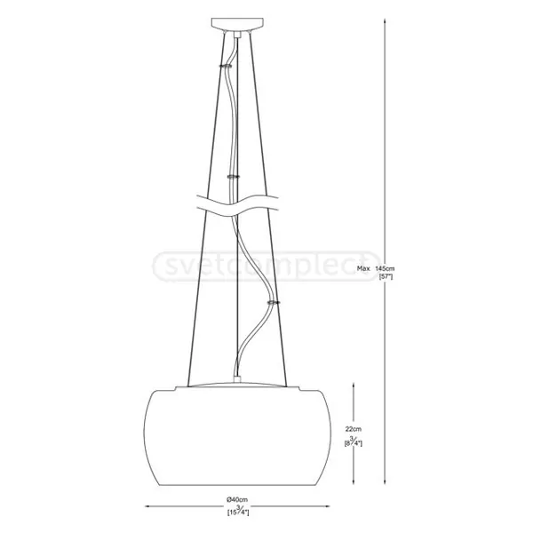 Світильник підвісний  ZUMA LINE CRYSTAL 5xG9 max 42W Хром