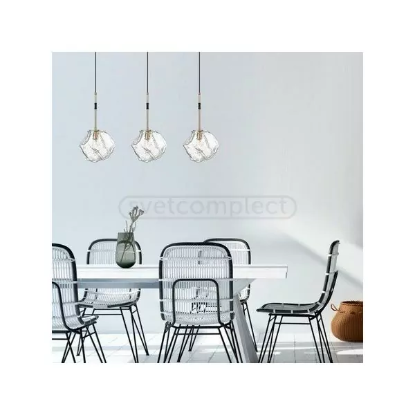 Подвес ZUMA LINE ROCK 3xG9 max 28W Чорный