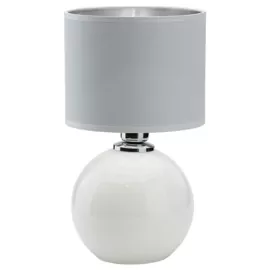 Лампа настільна PALLA SMALL  1PL-5066  1xE27 max 15Вт,  белый + серебро TK-LIGHTING