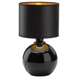 Лампа настільна PALLA SMALL  1PL-5068  1xE27 max 15Вт,  чорний + золото TK-LIGHTING