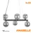 Підвіс TK - LIGHTING ANABELLE 6843 6xG9 чорний
