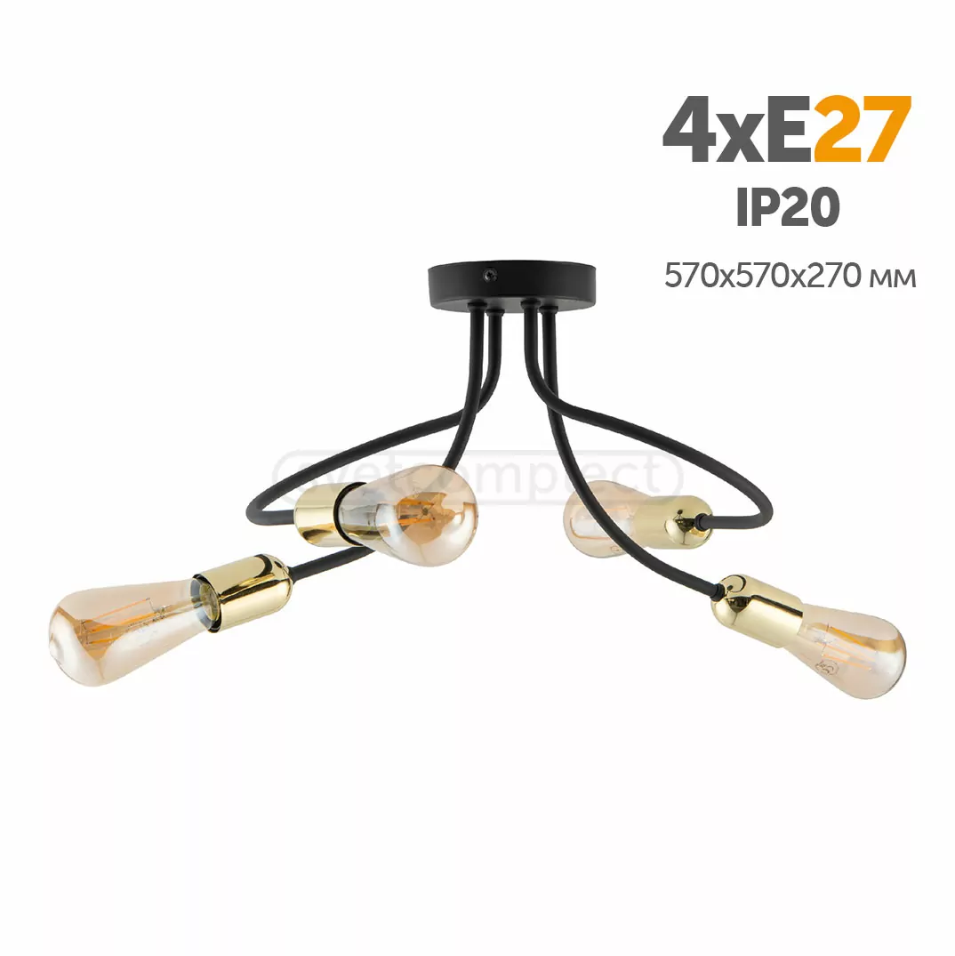 Люстра  ANIA 4555, 4xЕ27 TK - LIGHTING   