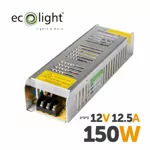 Перетворювач напруги ECOLIGHT SLIM 150-12 12V 150W 12.5A IP20