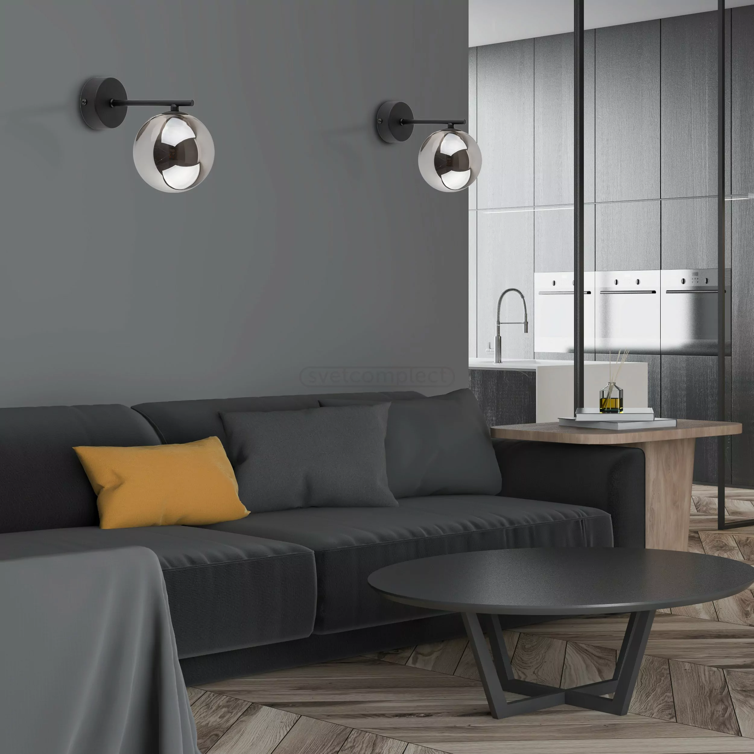 Бра TK - LIGHTING ESTERA 4777 1xG9 чорний