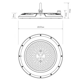 Світильник підвісний TONREE LED UF SMD 50W IP65 LED CONCEPT 