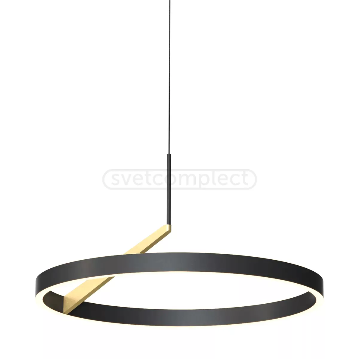 Світильник стельовий MALU LED 37Вт,3000-6000К, чорний/золото ZUMA LINE 