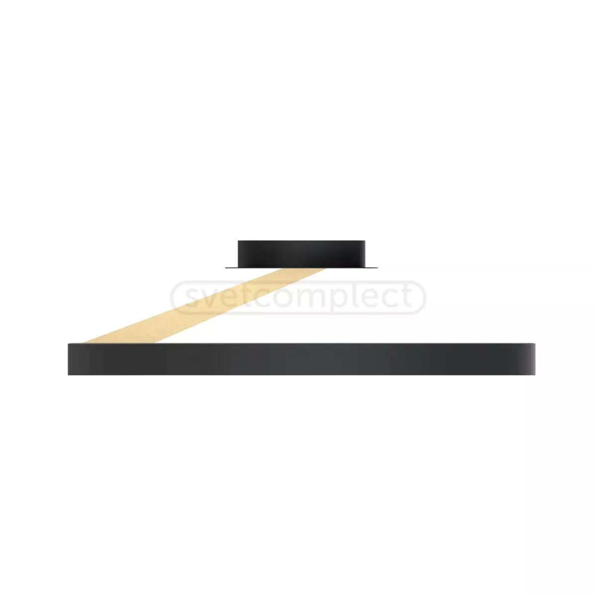 Світильник стельовий MALU LED 37Вт чорний/золото ZUMA LINE 