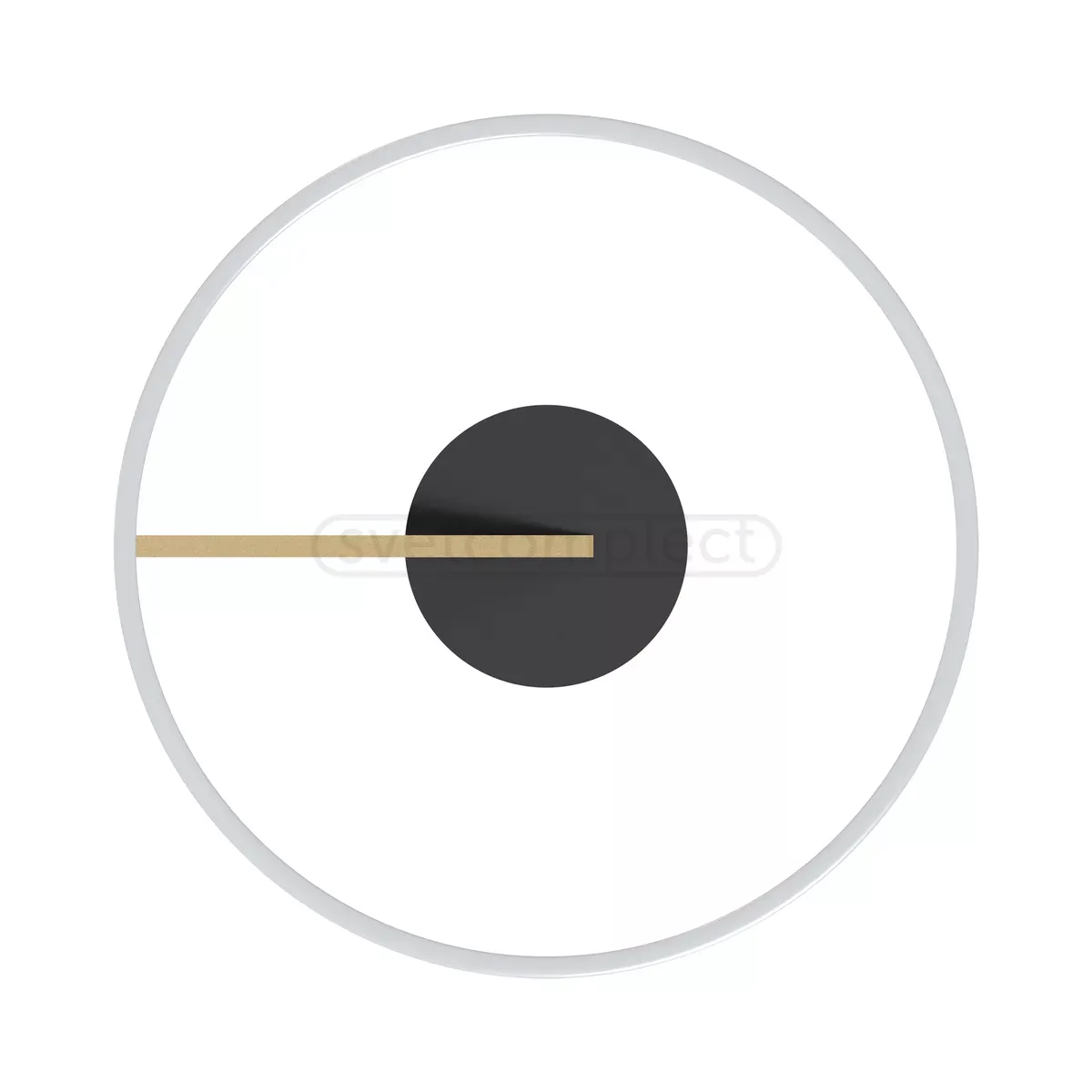 Світильник стельовий MALU LED 37Вт чорний/золото ZUMA LINE 