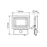 Прожектор з датчиком руху GORTEEN LED FL 010 SMD 10W IP65 LED CONCEPT
