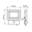 Прожектор з датчиком руху GORTEEN LED FL 010 SMD 20W IP65 LED CONCEPT