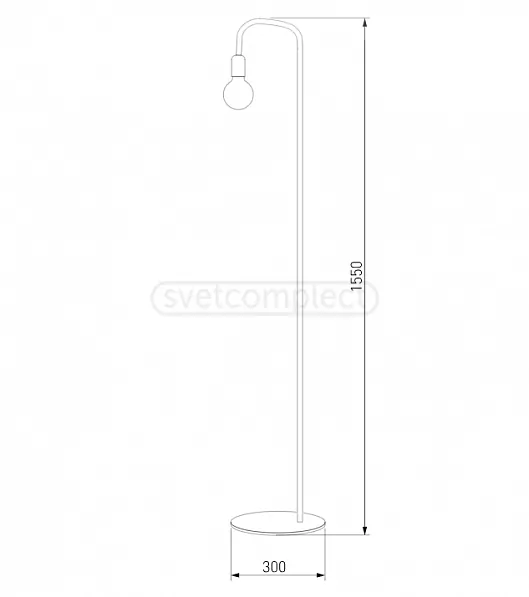 Торшер TK-LIGHTING RETRO 1TPL 1xE27 max 60W