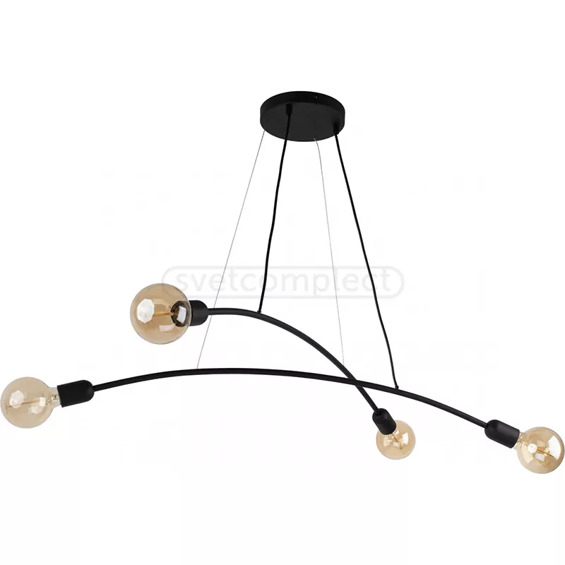 Підвіс ТК-LIGHTING HELIX 4PL 4*E27 BK