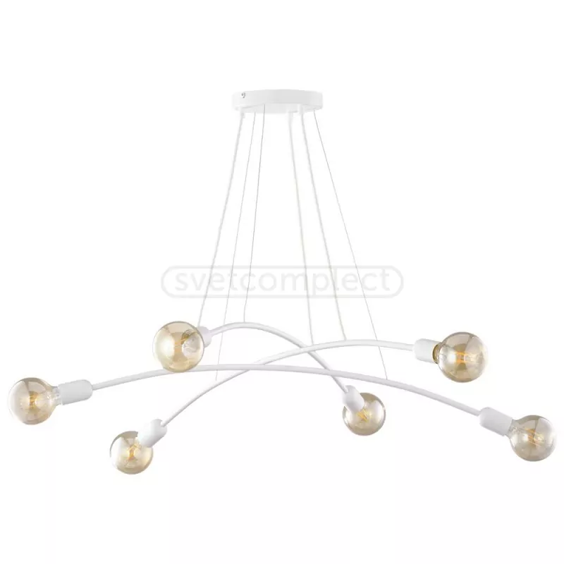 Подвес ТК-LIGHTING HELIX 6PL 6*E27 WH
