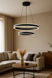 Світильник VERBA LED 2 PL 6012 100W,7800Lm,2800-6000K,600х1200mm,метал,пластик,чорний,LIGHT SET