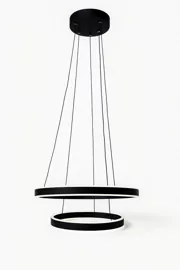 Світильник VERBA LED 2 PL 6012 100W,7800Lm,2800-6000K,600х1200mm,метал,пластик,чорний,LIGHT SET