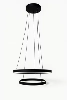 Світильник VERBA LED 2 PL 6012 100W,7800Lm,2800-6000K,600х1200mm,метал,пластик,чорний,LIGHT SET