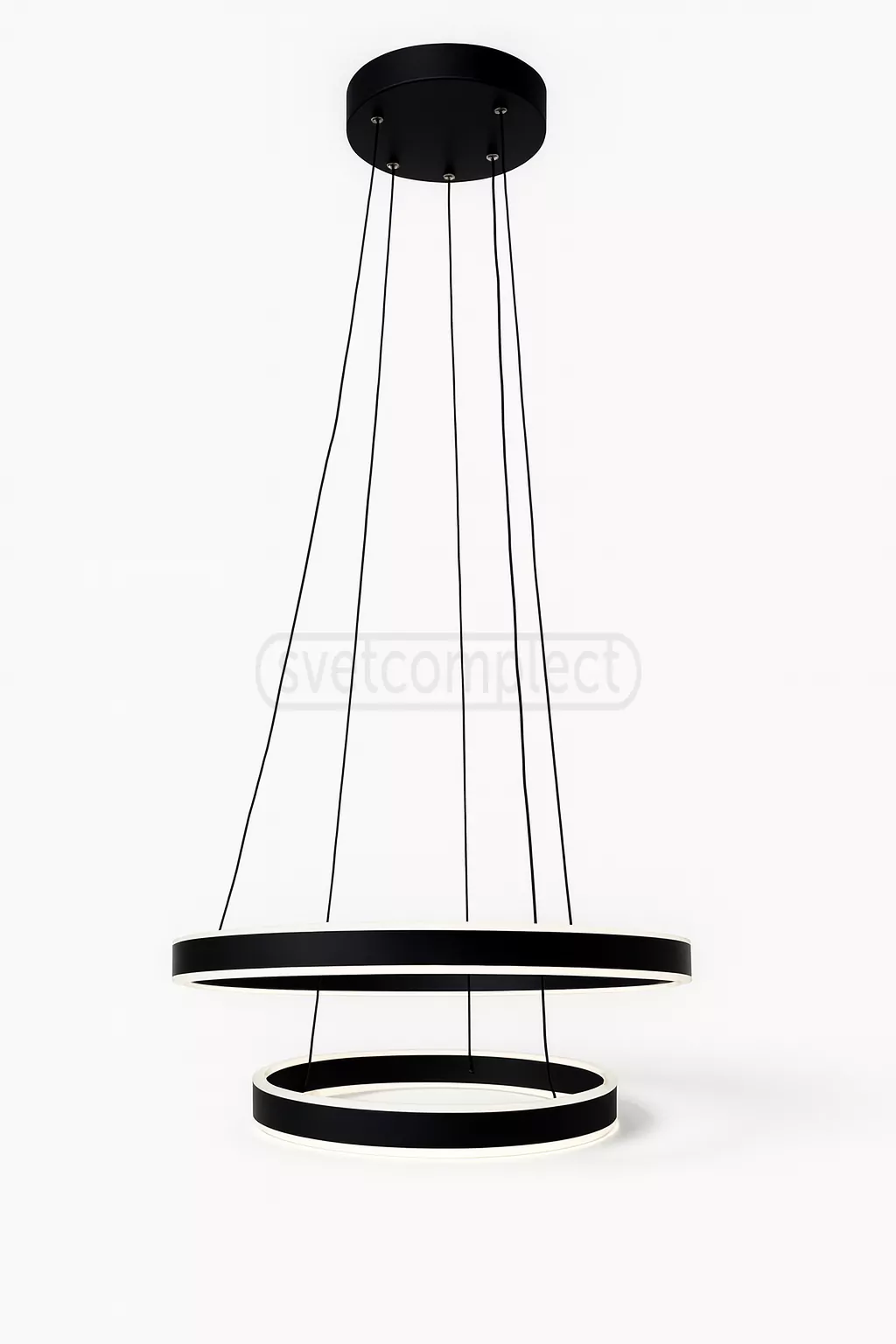 Світильник VERBA LED 2 PL 6012 100W,7800Lm,2800-6000K,600х1200mm,метал,пластик,чорний,LIGHT SET