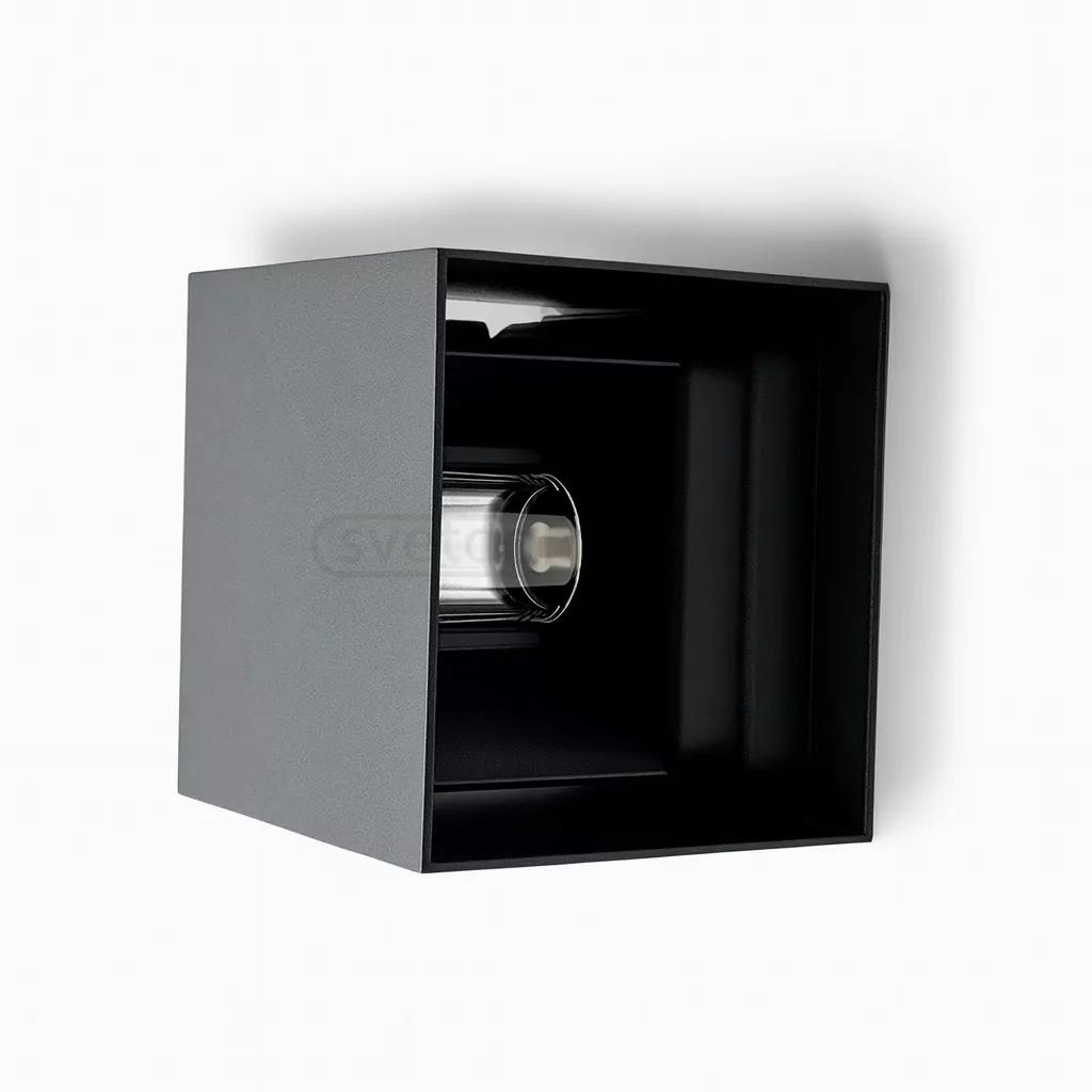 Світильник вуличний VOLYA 501 1xG9,100х100х100mm,алюміній,сірий LIGHT SET