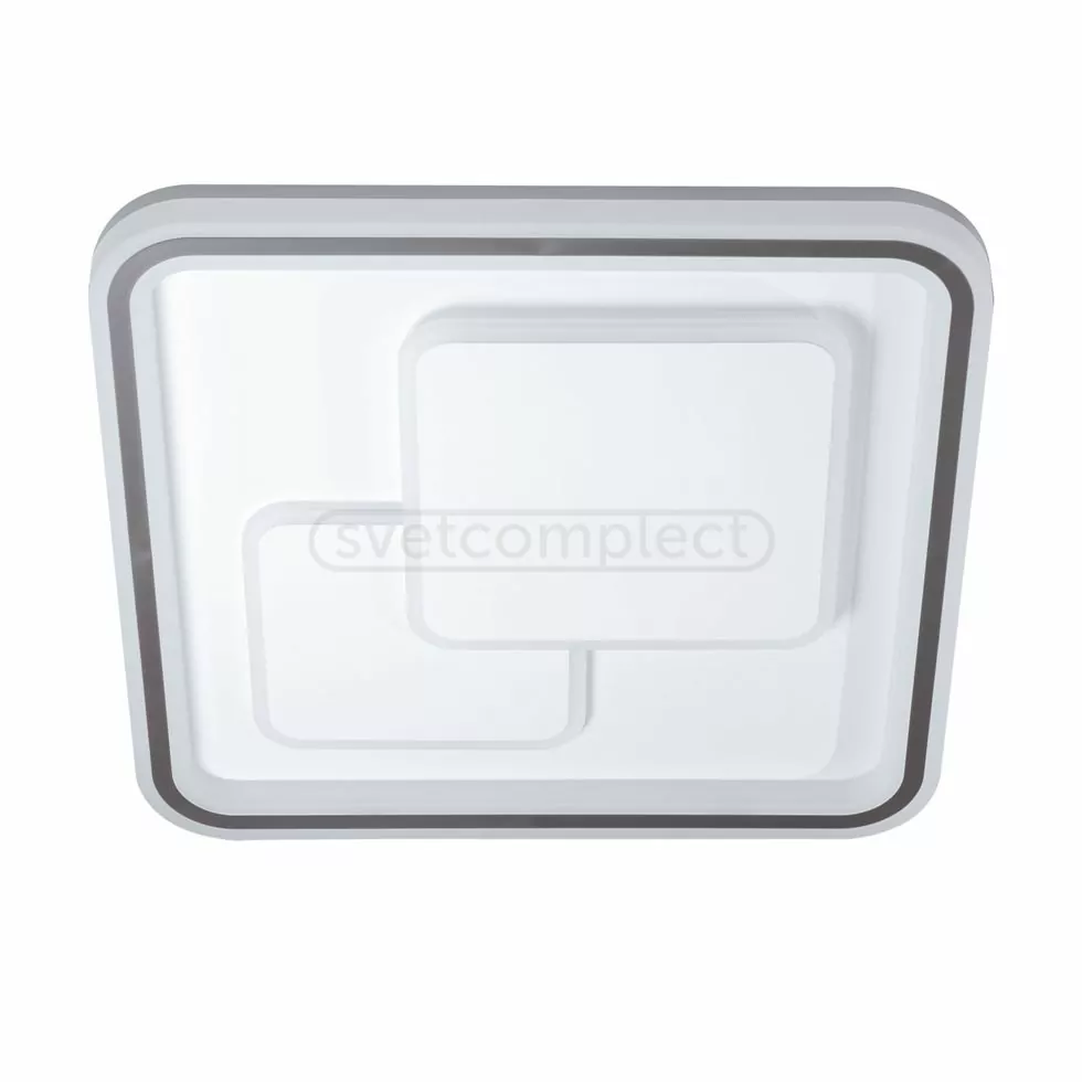 Світильник світлодіодний СВЕТКОМПЛЕКТ LED ACR 4949 3S 82W RGB RC білий з пультом ДК