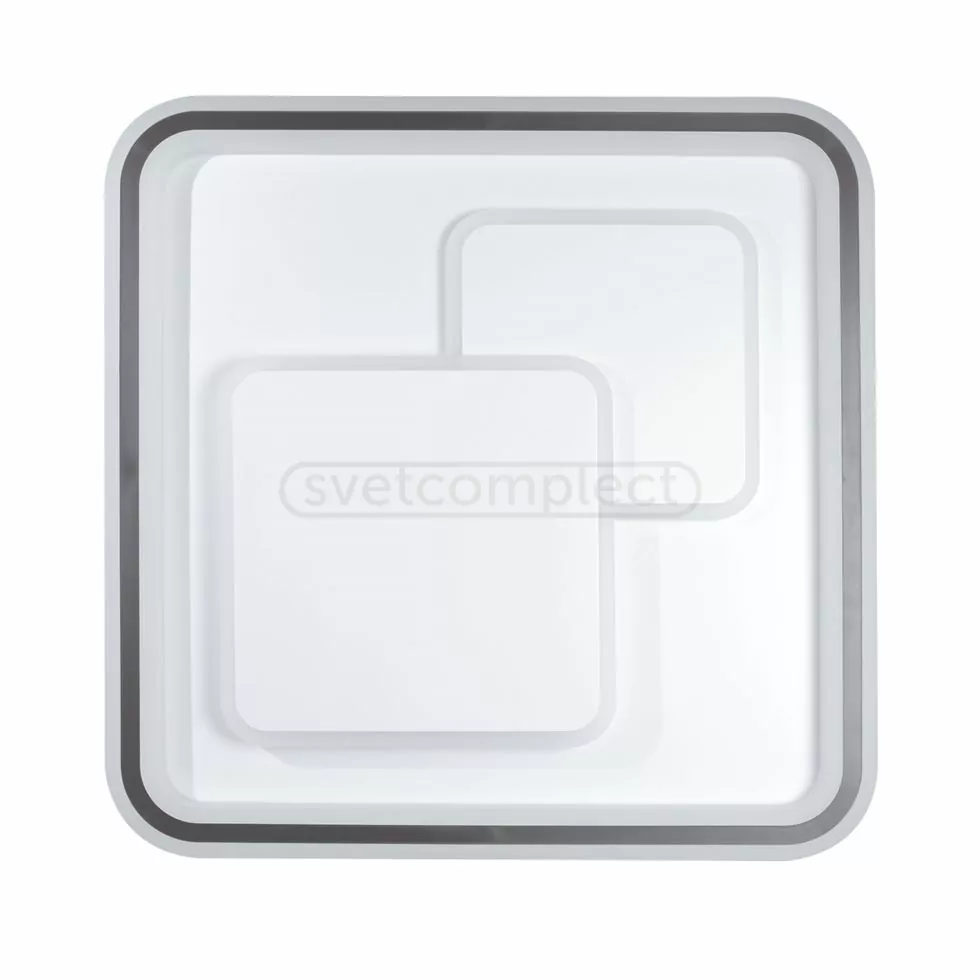 Світильник світлодіодний СВЕТКОМПЛЕКТ LED ACR 4949 3S 82W RGB RC білий з пультом ДК