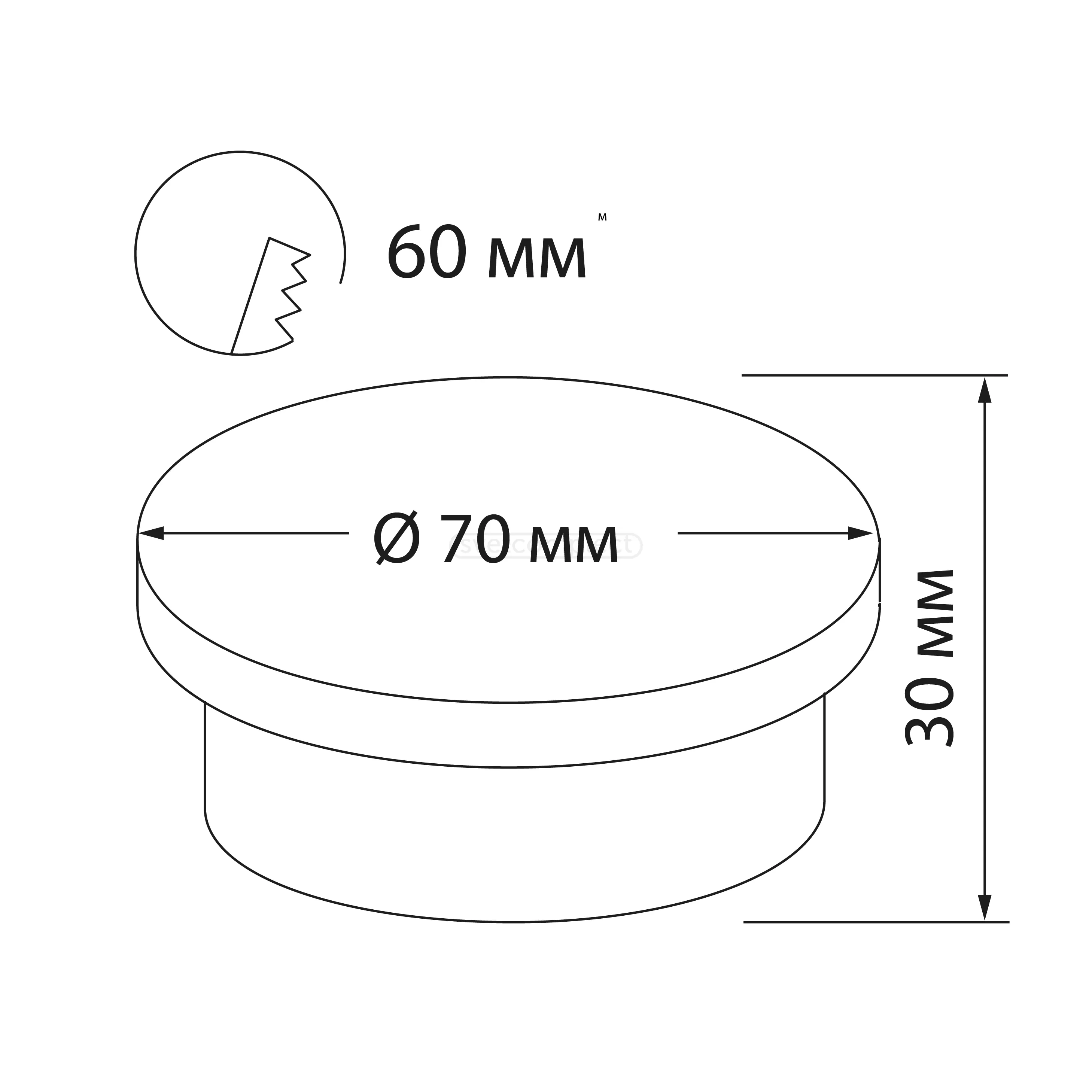 Підсвітка СВЕТКОМПЛЕКТ LED WL 520 3W 3000K WH Білий Підсвітка СВЕТКОМПЛЕКТ LED WL 520 3W 3000K WH Білий