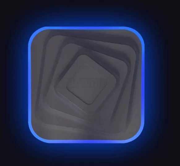 Світильник світлодіодний ACRYLIC 05 A RGB 110W WH RC з пультом ДК