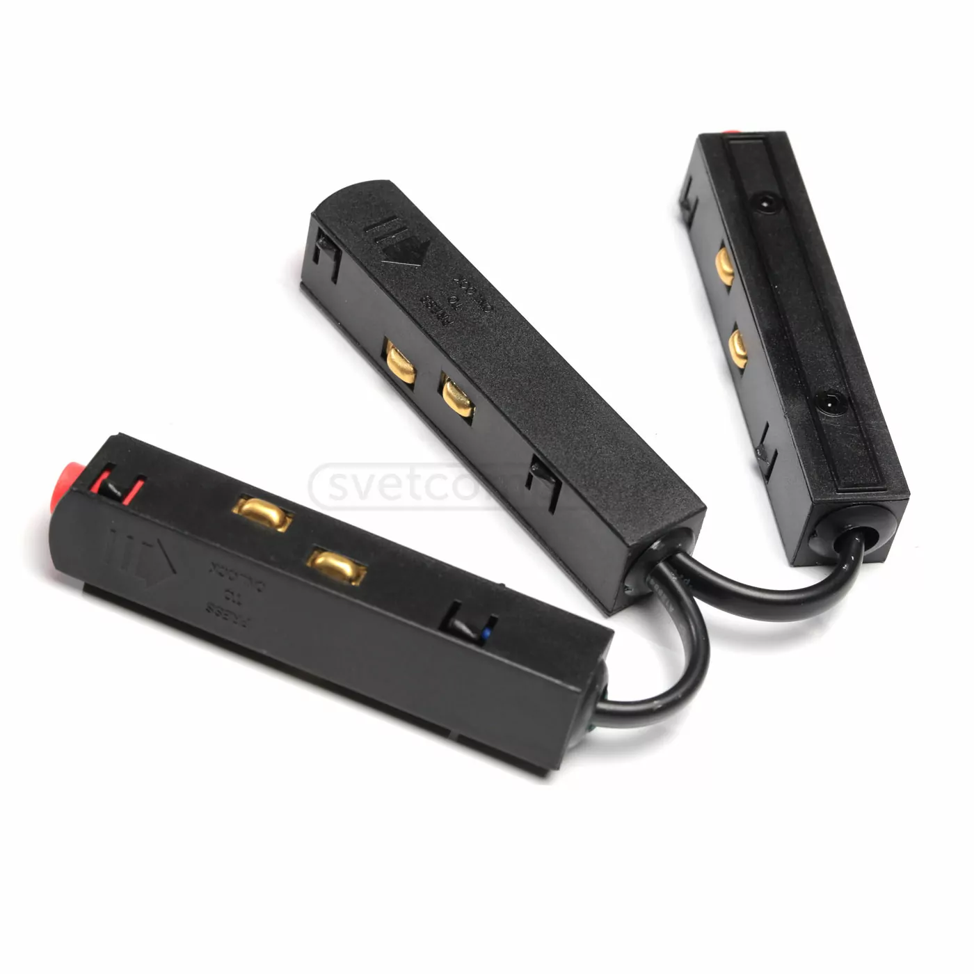 Соединитель крестовый для трековых систем T-CON 400-26 BK