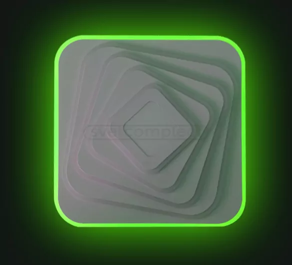 Світильник світлодіодний ACRYLIC 06 A RGB 140W WH RC з пультом ДК