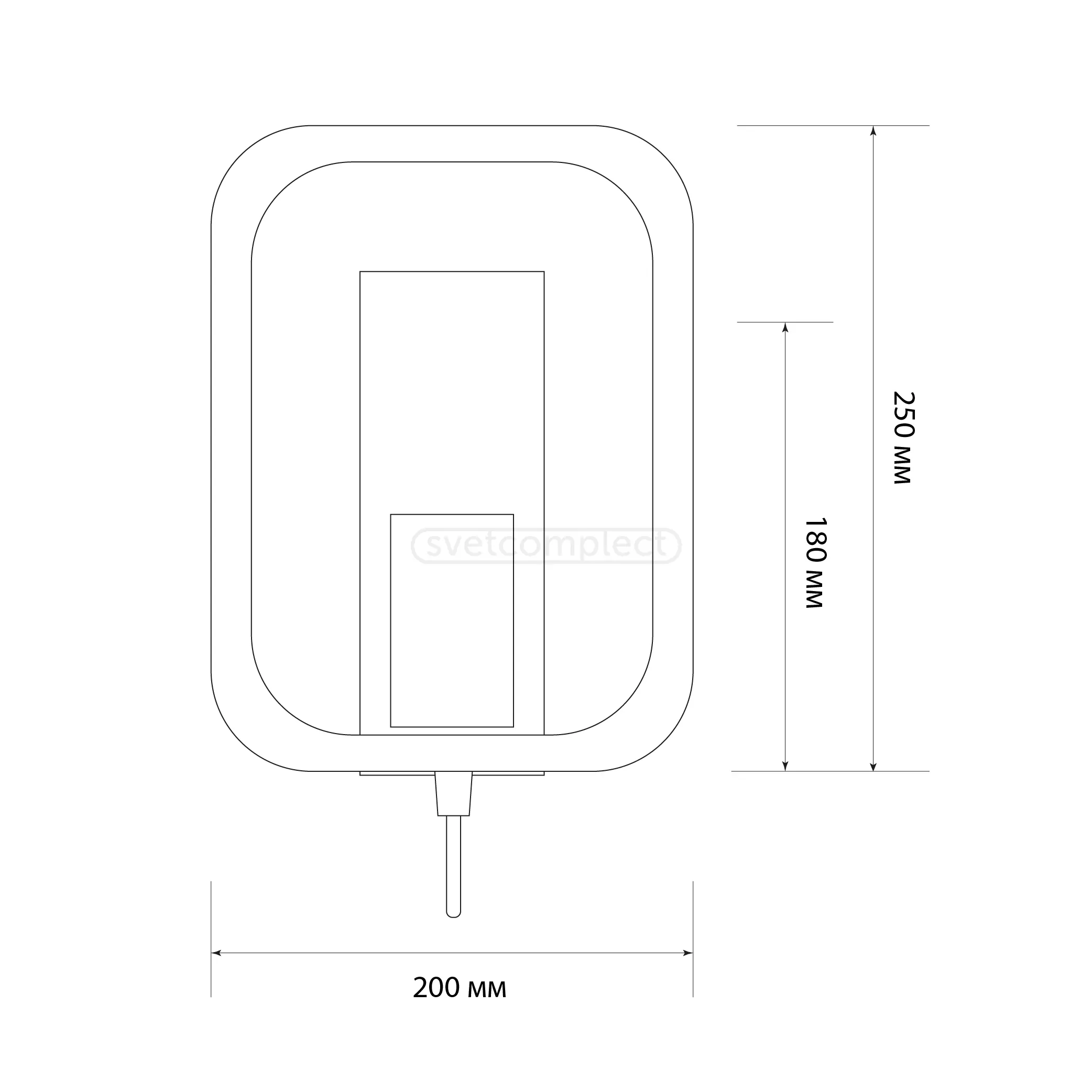 Бра Loft RL 1x40W E27 WH Бра Loft RL 1x40W E27 WH