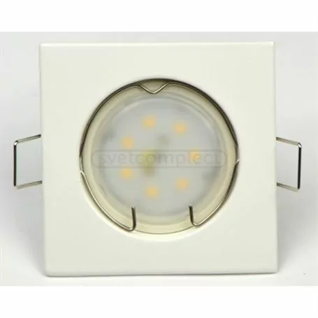 Світильник точк. гал. DS 10 WH (12V/220V, G5.3, 50W)