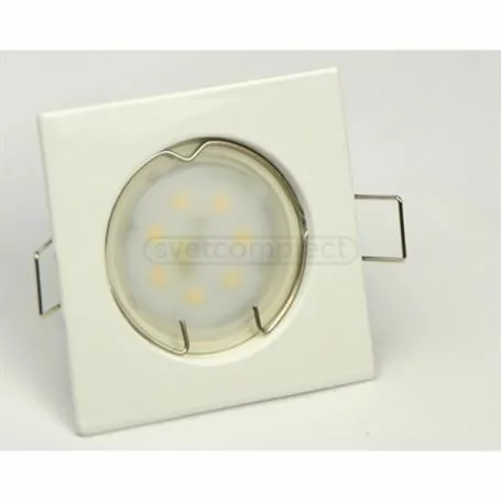 Світильник точк. гал. DS 10 WH (12V/220V, G5.3, 50W)