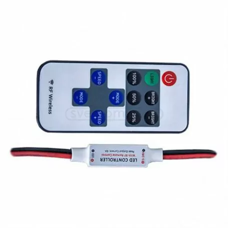 Диммер мини RF101 DC12/24V, 6А (радиосигнал)