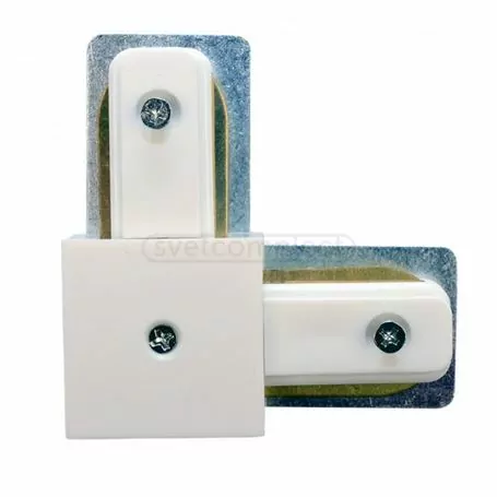 Кутовий з'єднувач 1-фазнйый HH-204-90° WH Білий