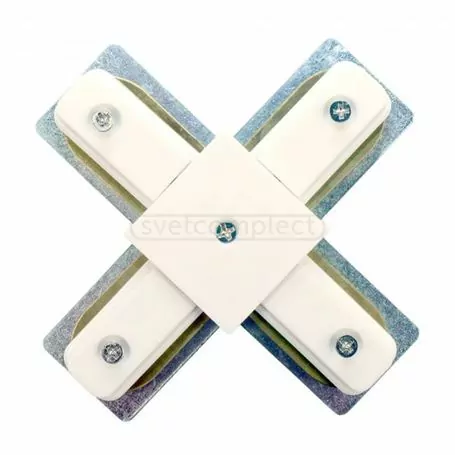 Крестовой соединитель 1-фазный HH-206-cross connector WH Белый