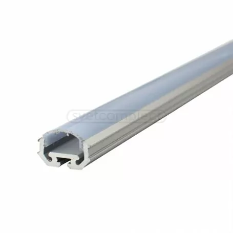 Профіль універсальний анодований, алюміній 2м. + лінза