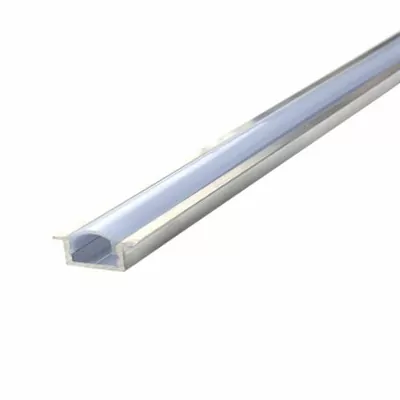 Профіль врізний 6мм. анодований, алюміній 2м. + лінза