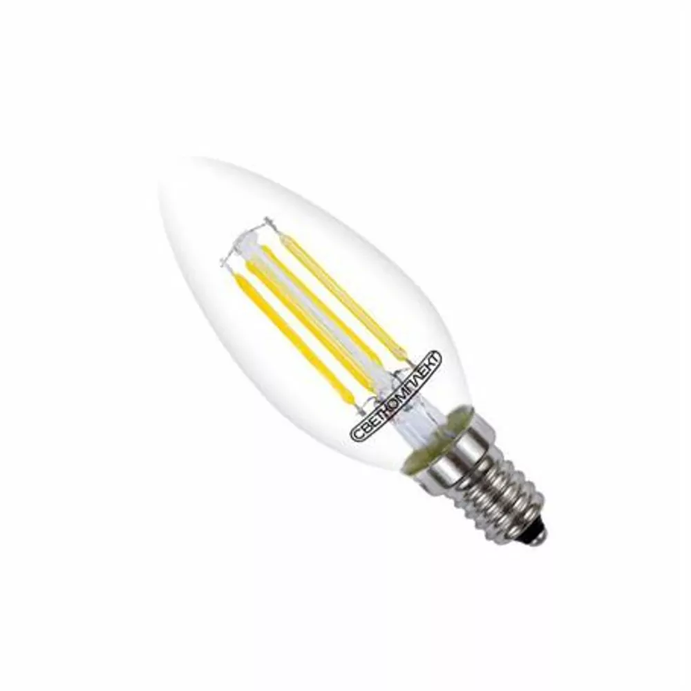 Лампа світлодіодна LED FLC35 E14 4w 4500K Filament 220-240V